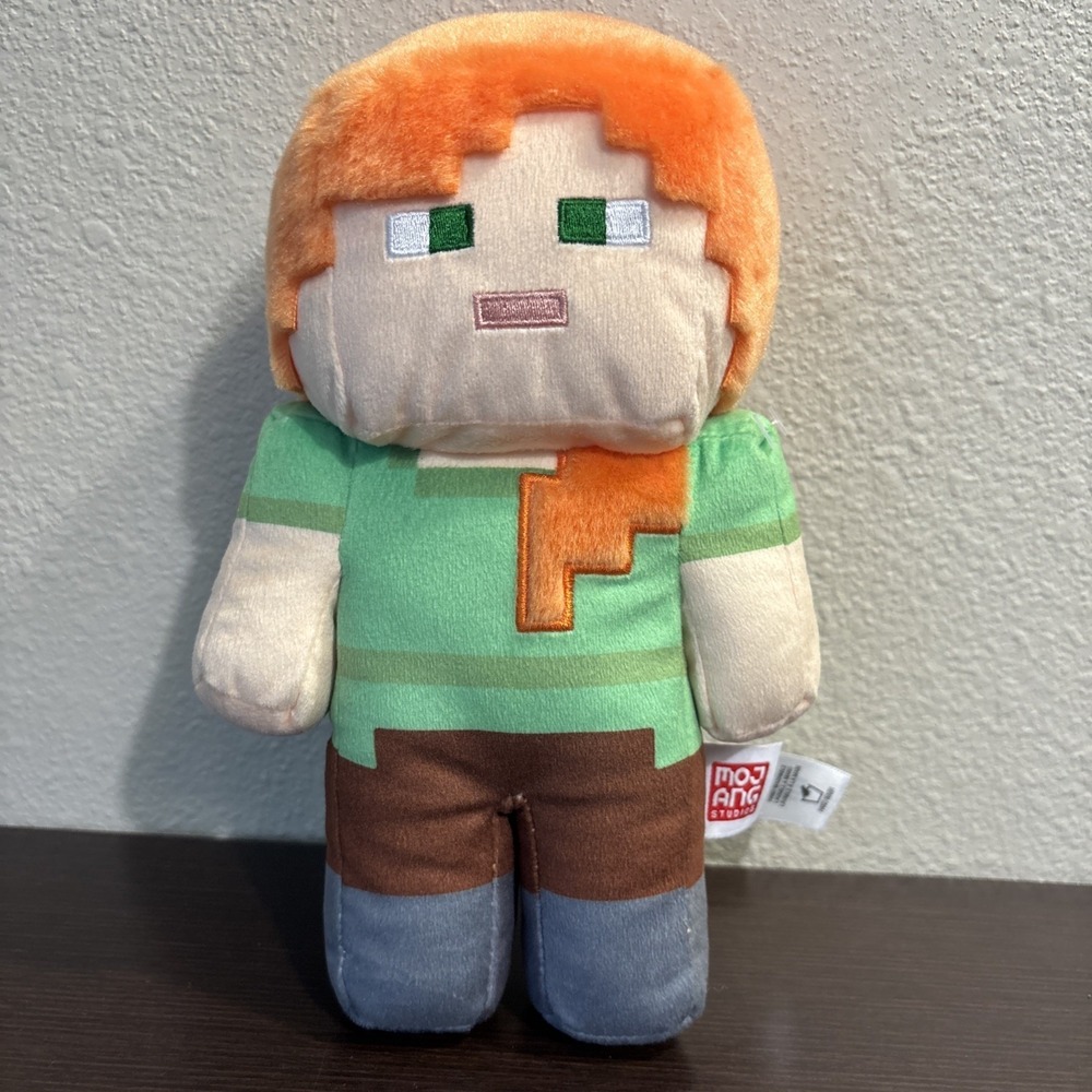 Minecraft Alex Plush Mattel Mojang Studios 2023 Soft Toy  9"